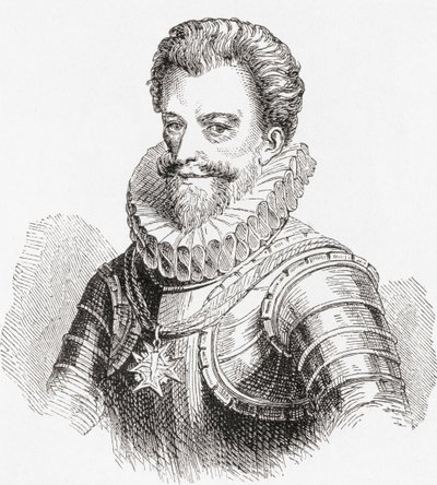 Henry I, Prince of Joinville, Duke of Guise, Count of Eu, 1550-1588, aka Le Balafre (Scarface), from Ward and Locks Illustrated History of the World, pub. c.1882 by English School